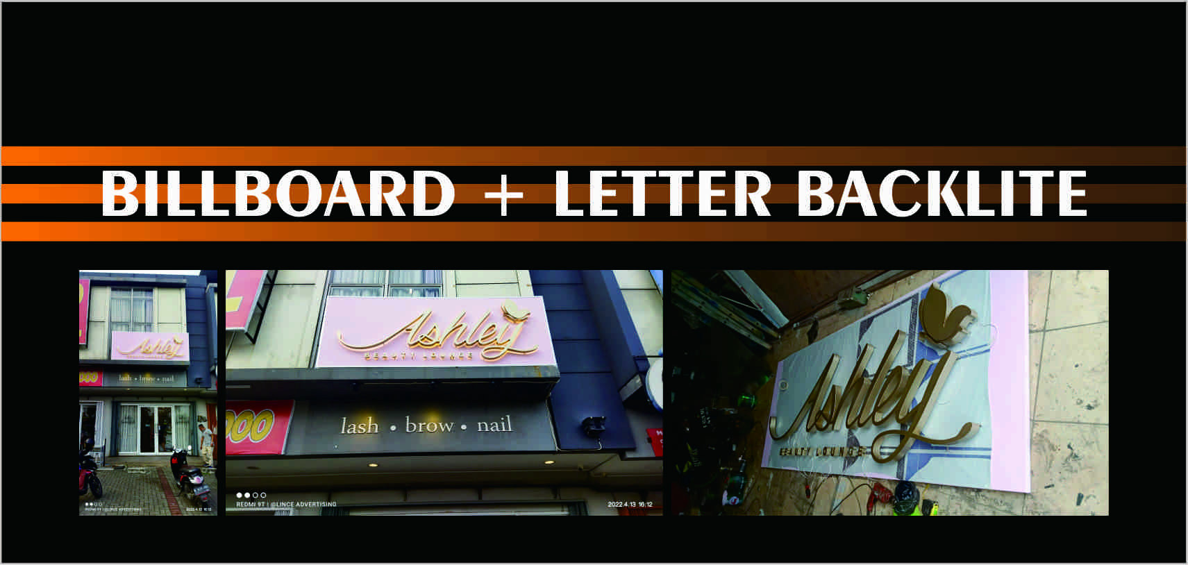 BILLBOARD + LETTER BACKLITE